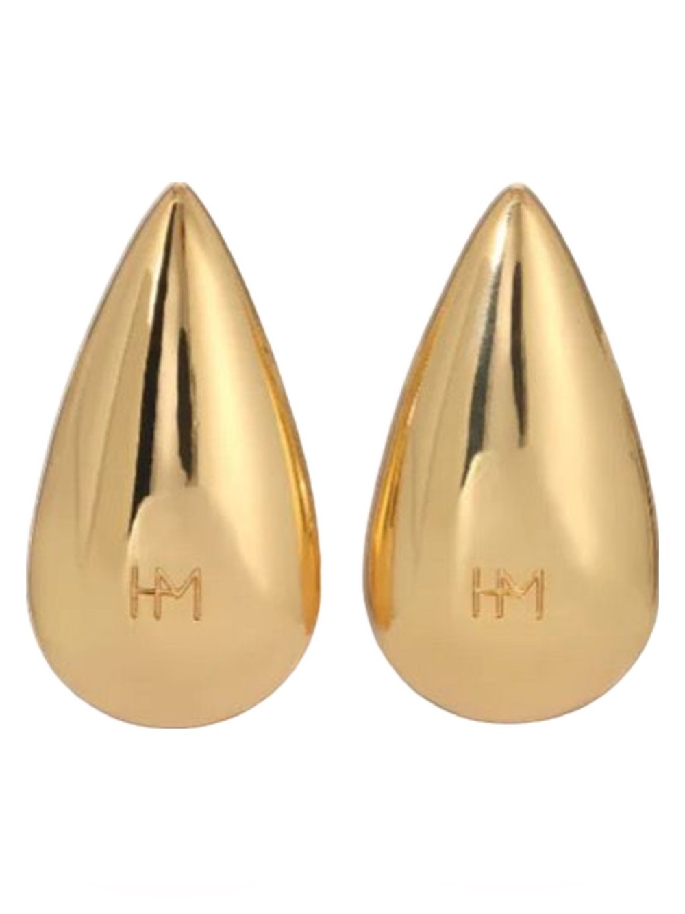 Heaven Mayhem Raindrop Earrings in Gold